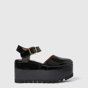 Stella McCartney Elyse Patent Platform Sandals